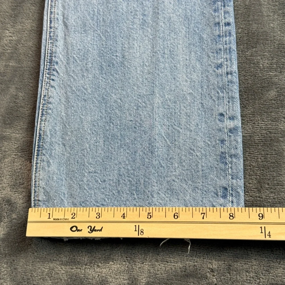American Eagle Women's‎ Jeans 90's Bootcut Mid Rise Size 4 Regular Distressed